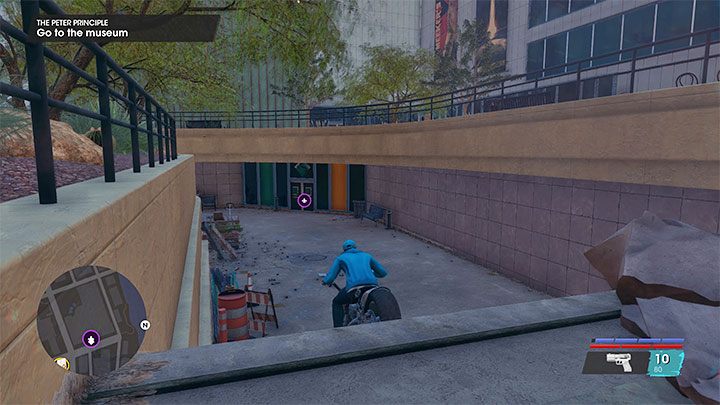 W celu rozpoczęcia misji (po wybraniu jej ze smartfona) musicie dotrzeć do muzeum w dzielnicy Północne Lakeshore (Lakeshore North) - Saints Row 2022: Zasada Petera (The Peter Principle) - solucja, opis przejścia - Saints Row - poradnik do gry