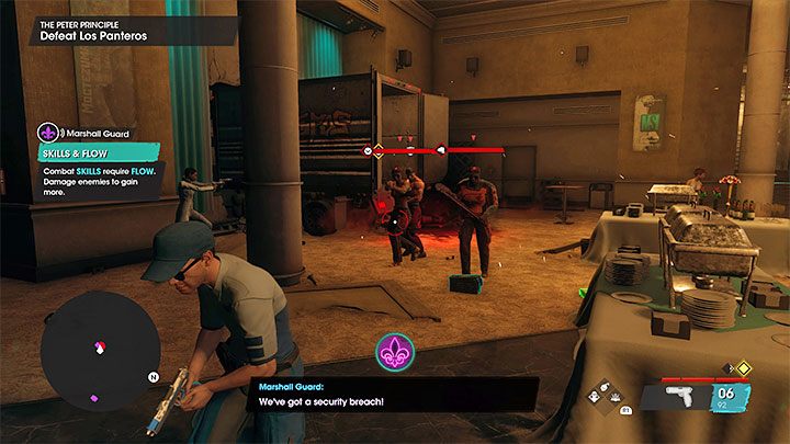 Dojdzie do ataku członków gangu Los Panteros - Saints Row 2022: Zasada Petera (The Peter Principle) - solucja, opis przejścia - Saints Row - poradnik do gry