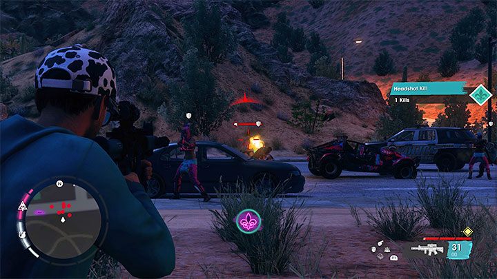 W Saints Row możecie doprowadzić do zainicjowania pościgu wykonując zakazane czynności i ładując paski rozgłosu (Notoriety) - Saints Row 2022: Pościg - jak zgubić, jak pozbyć się rozgłosu (Notoriety)? - Saints Row - poradnik do gry