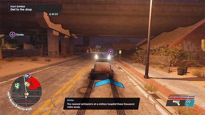 Jeśli Wasz pojazd wyposażony jest w dopalacz (Boost), to powinniście używać go na prostych - Saints Row 2022: Pościg - jak zgubić, jak pozbyć się rozgłosu (Notoriety)? - Saints Row - poradnik do gry