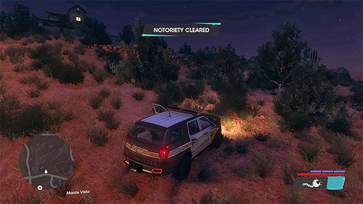 Po zgubieniu wrogich maszyn obserwujcie wskazania radaru i reagujcie na pojawiające się na nim czerwone kropki - nie zbliżajcie się do nich i zmieniajcie kierunek jazdy - Saints Row 2022: Pościg - jak zgubić, jak pozbyć się rozgłosu (Notoriety)? - Saints Row - poradnik do gry