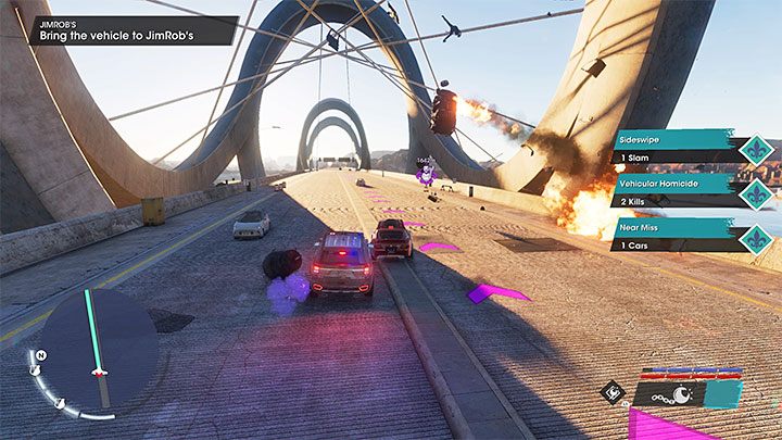 Musicie wyruszyć do Północnych Pustkowi (Badlands North), a konkretnie dotrzeć w pobliże placu budowy Pulaski Bay Bridge - Saints Row 2022: Warsztat Jim Robs (JimRobs Garage) - opis przedsięwzięcia - Saints Row - poradnik do gry