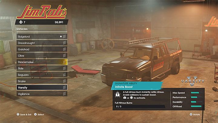 Nieskończony dopalacz to zdolność charakterystyczna wybranych modelów pojazdów - Saints Row 2022: Trofeum Darmowe odnowienia (Free Refills) - jak zdobyć? - Saints Row - poradnik do gry