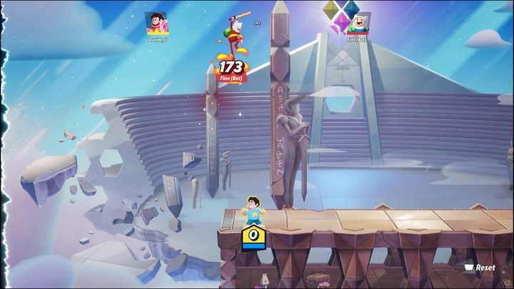 Gdy przeciwnik jest wysoko w powietrzu, korzystajcie ze specjalnego ataku górnego, aby stworzyć tarczę pod nim i podbić go w górę - MultiVersus: Steven Universe - jak grać? - MultiVersus - poradnik do gry