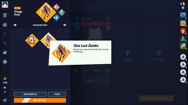 Drugi wyjątkowy bonus to Jeszcze jedno kurczę (One Last Zoinks) - MultiVersus: Kudłaty (Shaggy) - jak grać? - MultiVersus - poradnik do gry