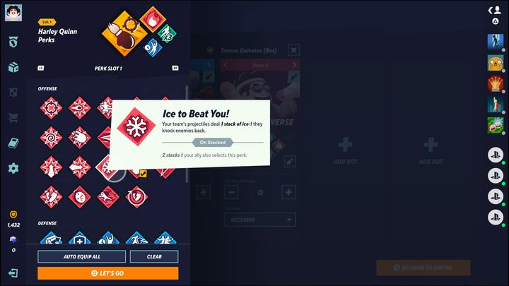 Możecie również skorzystać innych bonusów, które równie dobrze zadziałają na Harley Quinn - MultiVersus: Harley Quinn - jak grać? - MultiVersus - poradnik do gry