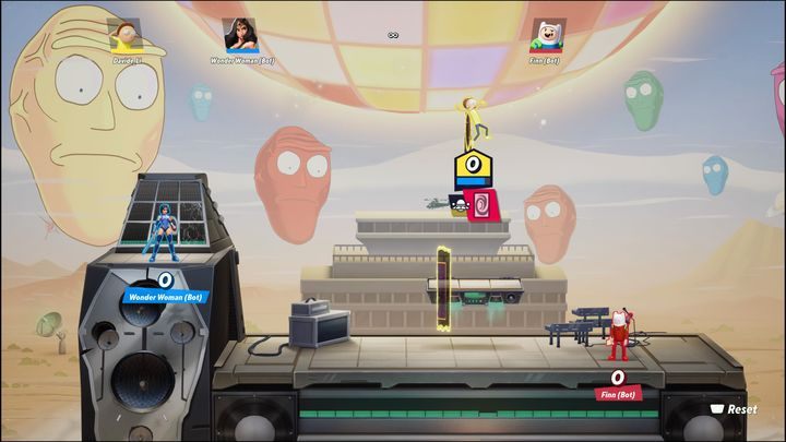 Gdy stworzycie portal za pomocą specjalnego ataku w bok w powietrzu, strzelajcie swoim pistoletem przez nie - MultiVersus: Morty - jak grać? - MultiVersus - poradnik do gry