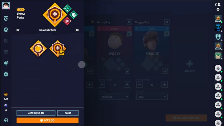 Poza wyborem unikalnego bonusu, który zależny jest od trybu gry, reszta powinna pozostać niezmienna - MultiVersus: Velma - jak grać? - MultiVersus - poradnik do gry