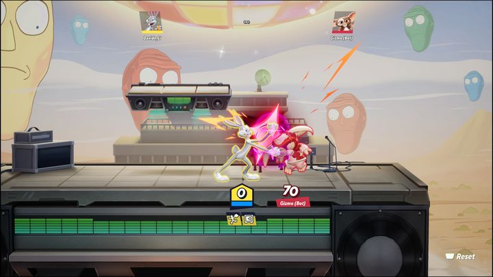 Podstawowym ciosem jest kołowrotek, który wykonacie normalnym atakiem w bok - MultiVersus: Królik Bugs (Bugs Bunny) - jak grać? - MultiVersus - poradnik do gry