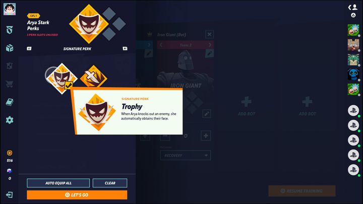 Arya Stark posiada w swoim asortymencie 2 wyjątkowe bonusy (signature perks) - MultiVersus: Arya Stark - jak grać? - MultiVersus - poradnik do gry