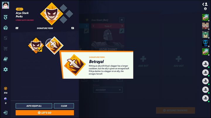 Drugi wyjątkowy bonus to Zdrada (Betrayal) - MultiVersus: Arya Stark - jak grać? - MultiVersus - poradnik do gry