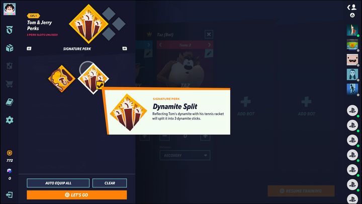 Drugi wyjątkowy bonus to Podział dynamitu (Dynamite Split) - MultiVersus: Tom & Jerry - jak grać? - MultiVersus - poradnik do gry