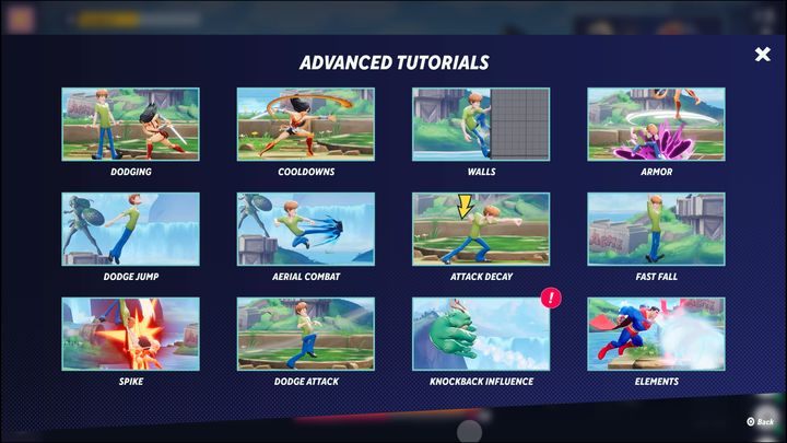 Podstawowy samouczek każdy gracz musi ukończyć, jednakże nie gwarantuje on tego, że zrozumiecie wszystkie mechaniki w grze - MultiVersus: Porady na start - lista - MultiVersus - poradnik do gry