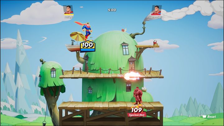 Będąc w powietrzu, nie zapominajcie o korzystaniu z dolnego ataku specjalnego, zwłaszcza, jeśli gracie pod build zamrażający - MultiVersus: Superman - jak grać? - MultiVersus - poradnik do gry