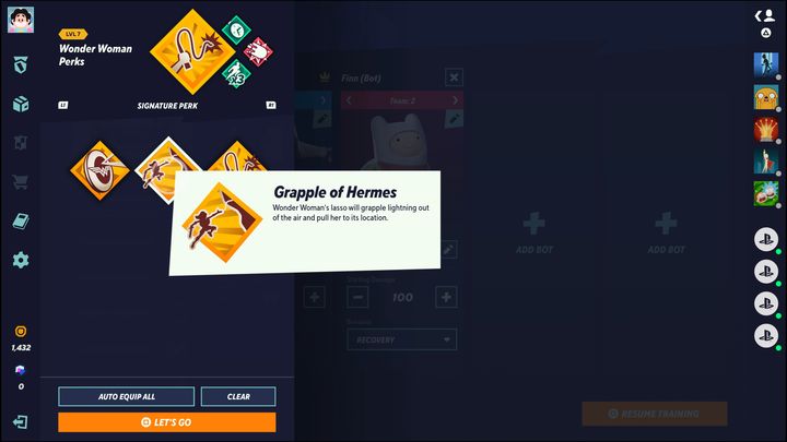 Drugi wyjątkowy bonus to Chwyt Hermesa (Grapple of Hermes) - MultiVersus: Wonder Woman - jak grać? - MultiVersus - poradnik do gry