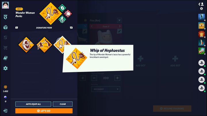 Trzeci wariant to Bicz Hefajstosa (Whip of Hephaestus) - MultiVersus: Wonder Woman - jak grać? - MultiVersus - poradnik do gry