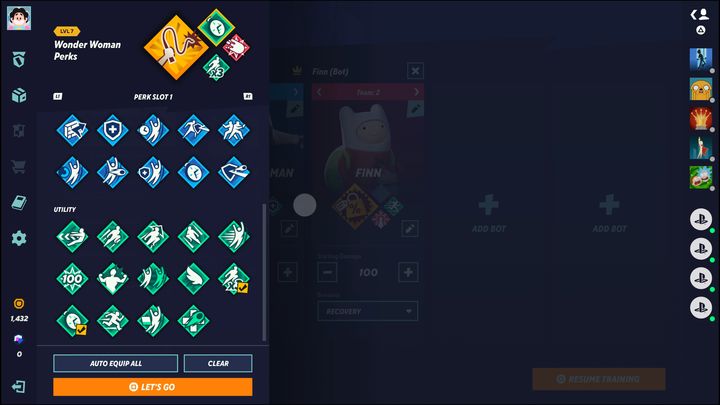 Build ten jest na tyle uniwersalny, że możecie używać naprzemiennie Chwytu Hermesa i Biczu Hefajstosa - MultiVersus: Wonder Woman - jak grać? - MultiVersus - poradnik do gry