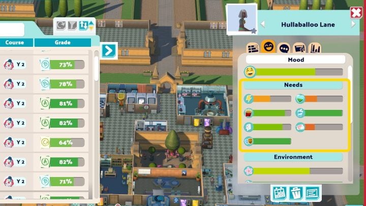 Studenci mają 7 rodzajów potrzeb - Two Point Campus: Studenci i zadowolenie - Two Point Campus - poradnik do gry