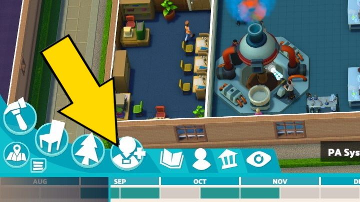 W tej zakładce znajdziecie przegląd osób aktualnie dostępnych na rynku pracy, gotowych podjąć zatrudnienie w Waszym kampusie - Two Point Campus: Interfejs - Two Point Campus - poradnik do gry