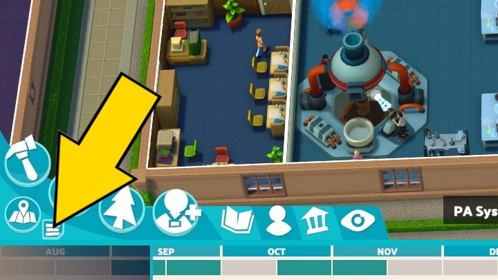 Po kliknięciu tego przycisku przejdziecie do menu, w którym zapiszecie lub wczytacie grę, uruchomicie tryb fotograficzny, wywołacie opcje gry albo zakończycie rozgrywkę - Two Point Campus: Interfejs - Two Point Campus - poradnik do gry