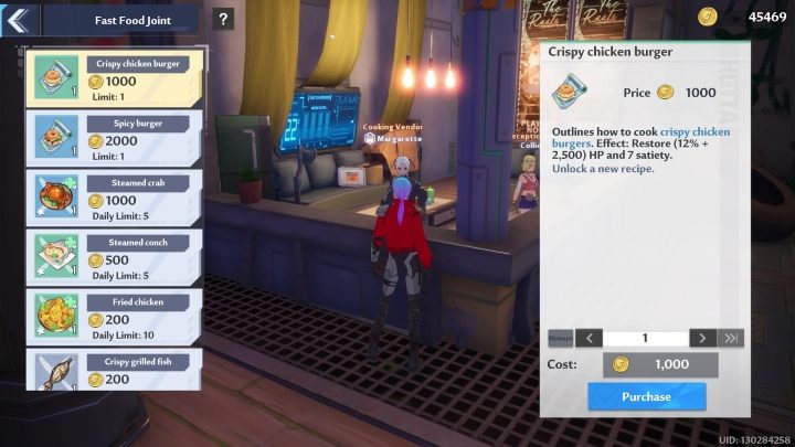 Gotowe potrawy możecie również kupić u Cooking Vendorów, którzy mają swoje siedziby przy większych ludzkich osadach - Tower of Fantasy: Gotowanie - Tower of Fantasy - poradnik do gry