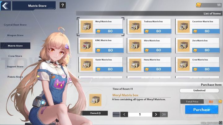 Matrix Store oferuje graczom wymianę Base chip na Matrix box - Tower of Fantasy: Shop i Commissary - co można kupić? - Tower of Fantasy - poradnik do gry