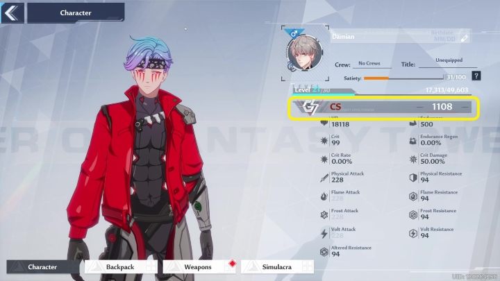 CS jest skrótem od Combat Score - Tower of Fantasy: CS - czym jest? - Tower of Fantasy - poradnik do gry