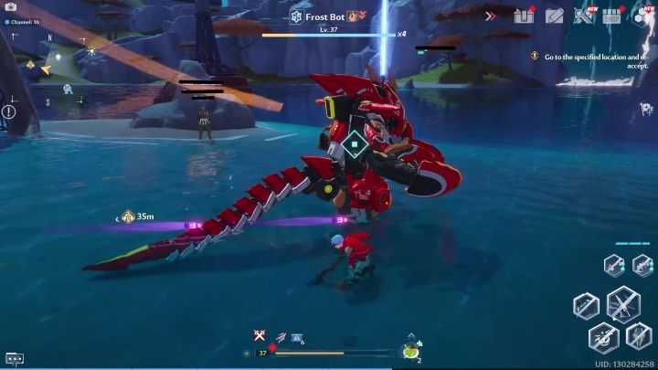 Słabością Frost Bota jest ogień - Tower of Fantasy: Frost Bot - boss, opis - Tower of Fantasy - poradnik do gry