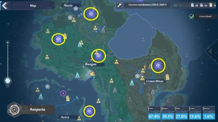 Po naciśnięciu przycisku Go, gra przerzuci Was na mapę świata, na której będą zaznaczone wszystkie bramy - Tower of Fantasy: Interstellar Exploration - Tower of Fantasy - poradnik do gry