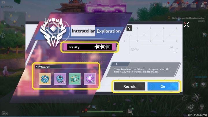 Gdy wejdziecie w interakcję z którąś z bram, Waszym oczom ukaże się powyższa karta - Tower of Fantasy: Interstellar Exploration - Tower of Fantasy - poradnik do gry