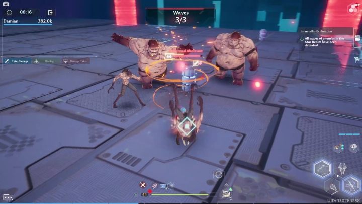 Rozgrywka w Interstellar Exploration polega na zmierzeniu się z 3 falami przeciwników - Tower of Fantasy: Interstellar Exploration - Tower of Fantasy - poradnik do gry