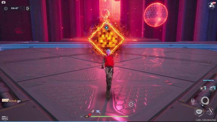 Po rozpoczęciu tego trybu (oraz pomiędzy rundami) traficie na platformę z pomarańczową matrycą - Tower of Fantasy: Bygone Phantasm - Tower of Fantasy - poradnik do gry