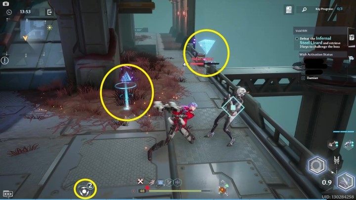 Jednakże to nie jest jedyne na czym powinniście się skupić - musicie jeszcze zebrać buffy - Tower of Fantasy: Void Rifts - Tower of Fantasy - poradnik do gry