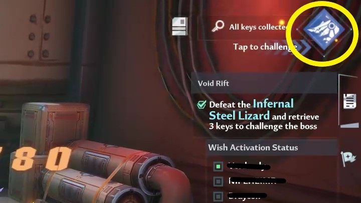 Jeżeli zebraliście już 3 klucze oraz macie wystarczająco dużo buffów, to czas zmierzyć się z bossem - Tower of Fantasy: Void Rifts - Tower of Fantasy - poradnik do gry