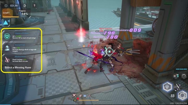 Po zebraniu Blessing Rune nie zacznie ona działać od razu - Tower of Fantasy: Wormhole - Tower of Fantasy - poradnik do gry