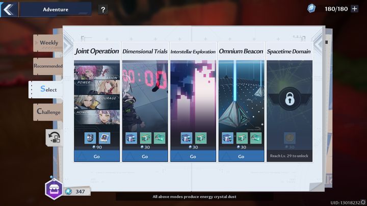Jest to jedna z najważniejszych zakładek w Adventure - Tower of Fantasy: Adventure - lista wszystkich, informacje - Tower of Fantasy - poradnik do gry