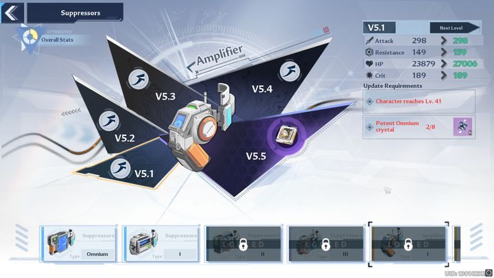 Z każdym ulepszeniem otrzymacie wzmocnienie do statystyk, ale i również rzadsze Matrices, czyli dodatki, które możecie wyekwipować do danej broni, aby jeszcze bardziej podwyższyć potencjał do zadawanych obrażeń - Tower of Fantasy: Suppressors - Tower of Fantasy - poradnik do gry