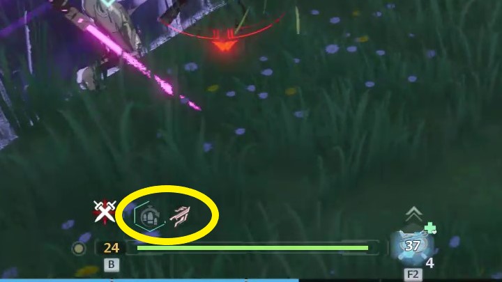 Stan aktualnych statusów wpływających na Waszą postać możecie sprawdzić nad paskiem zdrowia bohatera/ki, widniejący przy dolnej krawędzi ekranu - Tower of Fantasy: Walka i bronie - Tower of Fantasy - poradnik do gry