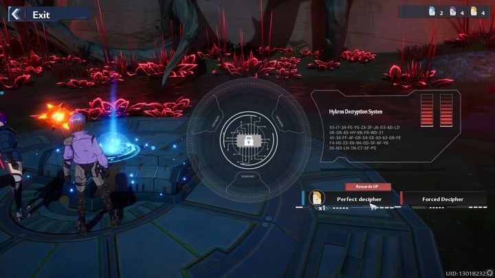 Password Chests o kolorze niebieskim i fioletowym, znajdziecie eksplorując otwarty świat - Tower of Fantasy: Deciphers - do czego służą? - Tower of Fantasy - poradnik do gry