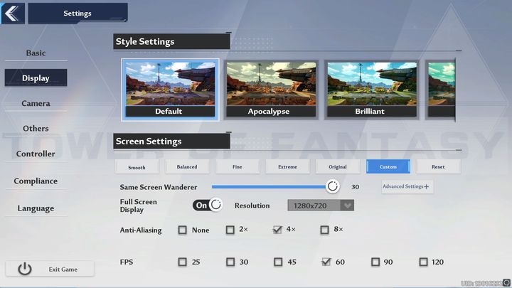 W zakładce Display większość opcji wpływa na grafikę oraz możliwości Waszego sprzętu na którym gracie - Tower of Fantasy: Ustawienia gry - co zmienić? - Tower of Fantasy - poradnik do gry