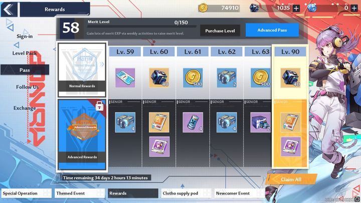 Zarówno w darmowym Battle Passie jak i płatnym, możecie zyskać całkiem interesujące nagrody, co najważniejsze, Black i Gold Nucleus, a nawet Dark Crystals, dzięki którym możecie kupić kolejne Nuclei - Tower of Fantasy: Black / Gold Nucleus - jak szybko zdobyć? - Tower of Fantasy - poradnik do gry