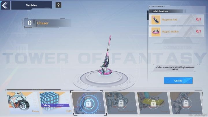Aby odblokować ten pojazd należy zdobyć 2 elementy - Tower of Fantasy: Vehicles (pojazdy) - lista wszystkich, jak odblokować - Tower of Fantasy - poradnik do gry