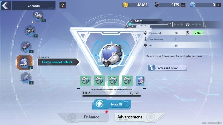 Pancerz ulepszycie również dzięki opcji Advancement - Tower of Fantasy: Wyposażenie (Equipment) - Tower of Fantasy - poradnik do gry