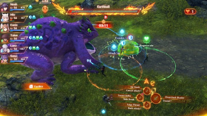 Kolorowe okręgi znajdujące się na ziemi oznaczają tymczasowe wzmocnienia - Xenoblade 3: Porady na start - lista - Xenoblade Chronicles 3 - poradnik do gry