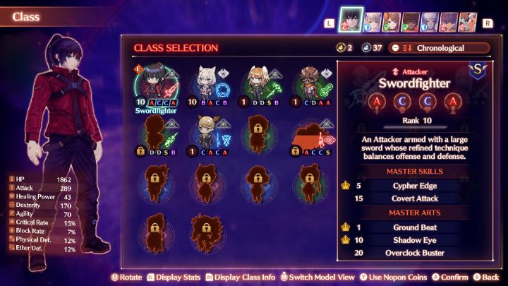 Zephyr to początkowa klasa Mio - Xenoblade 3: Klasy postaci - lista wszystkich - Xenoblade Chronicles 3 - poradnik do gry