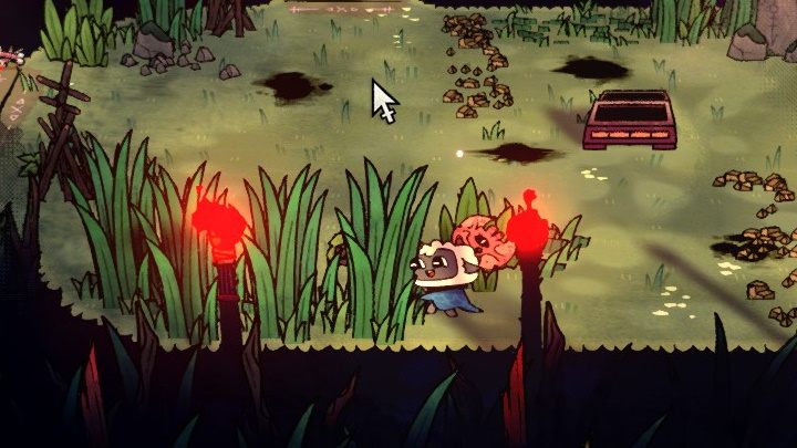 Grass pozyskacie głównie poprzez ścinanie krzaków, których znajdziecie naprawdę mnóstwo podczas krucjat, najwięcej w regionie Darkwood - Cult of the Lamb: Materiały - Cult of the Lamb - poradnik do gry