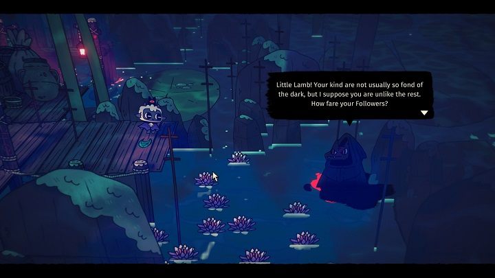 Kolejnym krokiem jest nocna wizyta w Smugglers Sanctuary - Cult of the Lamb: Follower Forms - wszystkie zwierzęta - Cult of the Lamb - poradnik do gry