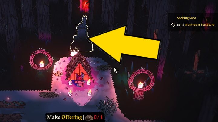 1 z nich znajdziecie za chatką na obszarze Lonely Shack - Cult of the Lamb: Follower Forms - wszystkie zwierzęta - Cult of the Lamb - poradnik do gry