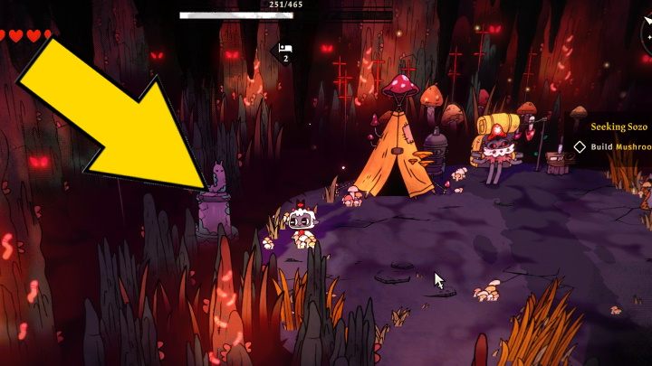 2 jest w Spore Grotto, po lewej stronie drugiego pomieszczenia - Cult of the Lamb: Follower Forms - wszystkie zwierzęta - Cult of the Lamb - poradnik do gry