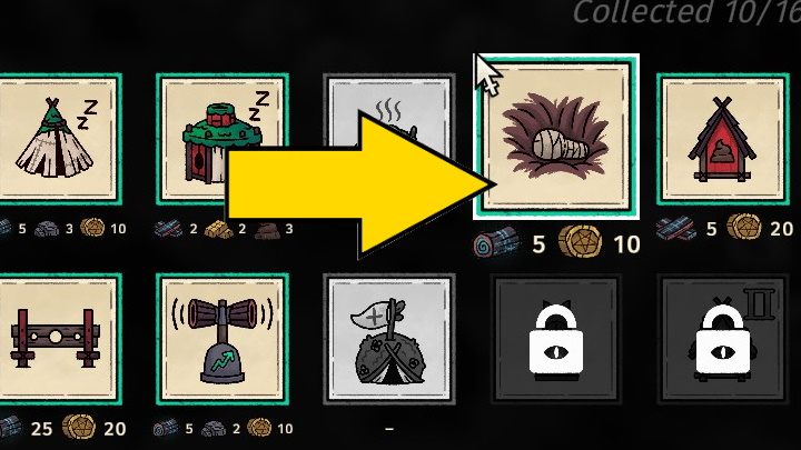 Następnie przejdźcie do modułu budowania, wybierzcie Body Pit, ustawcie je w wybranym miejscu i poczekajcie, aż Followers zakończą budowę - Cult of the Lamb: Jak pochować Zwłoki? - Cult of the Lamb - poradnik do gry